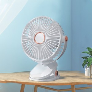 NUNUHANA 휴대용 미니무선집게형 집게선풍기 F15 G10, 화이트