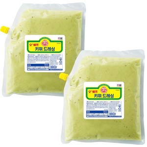 오뚜기 오쉐프 키위드레싱 2kg, 2개