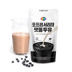 [출시 기념 특가] 포프리 찐~한 서리태맷돌두유, 180ml, 40개