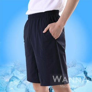 [워나샵] M~4XL 아이스 반바지 쿨링바지 수영반바지 남여공용 빅사이즈, 블랙