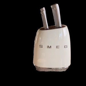 독일 SMEG 빈티지 스테인레스 칼 세트 4pcs크림 칼라 가정용 부엌, 60 이하, 크림, 1개