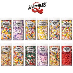 이홈베이킹 퀄리티스프링클12종 100%, 2.퍼플 화이트 핑크 엔젤하트50g, 1개, 50g
