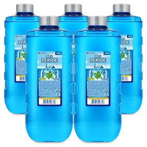페리오 가글액 구강청결제 디스펜서리필용, 5개, 1.5L