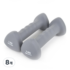 스포뱅크 뉴 해피핸드 네오프랜 아령, 1kg, 8개