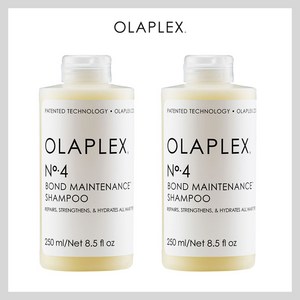 [OLAPLEX] 올라플렉스 No. 4 본드 메인터넌스 샴푸, 250ml × 2개, 250ml, 2개