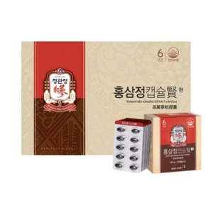 정관장 홍삼정 캡슐현 500mg x 100캡슐 x 2 선물세트, 200정, 1개