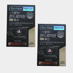 팔레오 닥터스노트 콘드로이친 류신 1200mg x 30정 x 2개, 36g