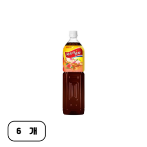 담터 액상 복숭아 홍차, 1.5L, 6개