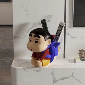 귀여운 짱구 맹구 리모컨 거치대 보관 수납함, 짱구 거치대