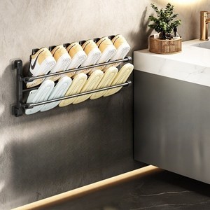 민트프리 무타공 접착식 신발거치대 65cm 습기방지 녹방지, 65cm 1개