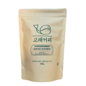 고래커피 초코아몬드 가성비 홈카페 원두납품, 홀빈 500g (로켓그로스), 500g, 1개