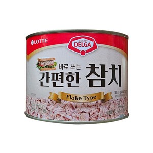 롯데웰푸드 참치캔 1880g 김밥 비빔밥 찌개 간편한 참치 식당 식자재, 1개, 1.88kg