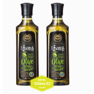 사조 해표 올리브유, 500ml, 2개