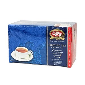 인도네시아 2Tang 자스민 티 50g 티백차 / Jasmine Tea, 1개, 25개입, 2g