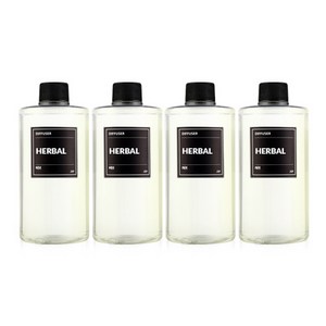 JSP디퓨저 2000ML(500ML 1+1+1+1 )리필액, 라벤더, 500ml, 4개