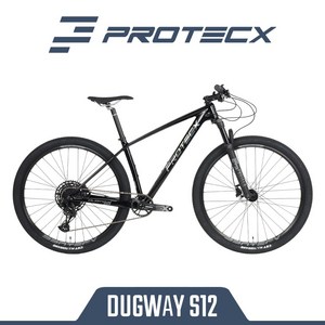 프로텍스 카본 덕웨이S12 스램 sx eagle 12단 MTB 산악 자전거 45cm 반조립, 블랙, 175cm, 1개