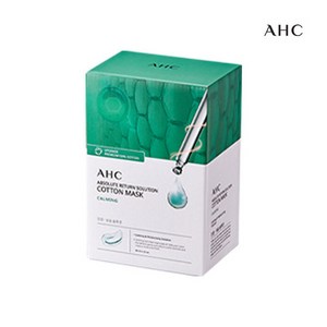 [AHC] [단품] 순면 마스크팩 카밍 1BOX (25EA), 25개입, 1개