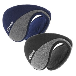 K2 Safety 듀얼 방한 귀마개, 블랙+네이비