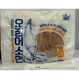 코스트코 마마스 초이스 쫄깃하고 부드러운 오징어 소면 300G (100G X 3개입) 조미건어포, 1개