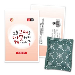 해피데이 따뜻해 포켓용 핫팩 100g, 100개