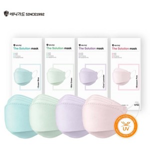 애니가드 더솔루션 마스크 대형 KF80, 10개입, 1개, 오션블루