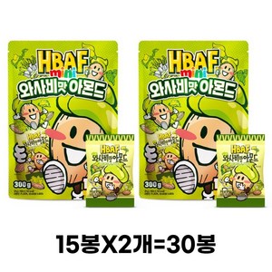 바프 미니 와사비맛 아몬드, 600g, 3개