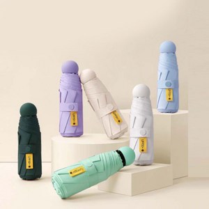 캡슐 양산 UV 99.9% 자외선 차단 암막 초경량 우양산 양우산 마카롱 경량 수동 예쁜 가벼운 미니