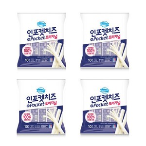 동원 덴마크 인포켓치즈 오리지널, 200g, 4개