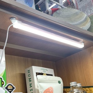 자석부착 붙이는 USB LED바 막대조명 37cm LED바 책상조명 붙이는조명 독서등 막대조명, 1개, 상세페이지 참조