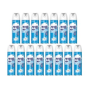 해피홈 유한양행 에어로솔 수성 살충제 무향, 500ml, 15개