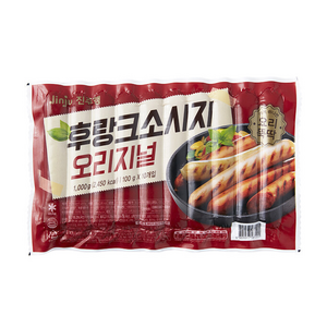 [냉동]진주 후랑크소시지 오리지널1kg, 1kg, 5개