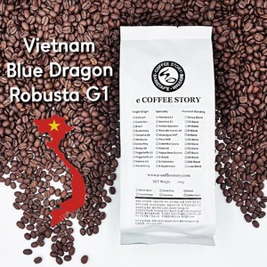 커피스토리 베트남 블루드래곤 G1 원두커피, 홀빈(분쇄안함), 500g, 1개
