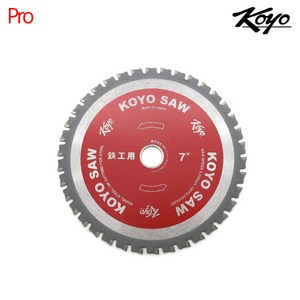 [KOYO] STEEL-180 / 코요 금속용 원형톱날 7인치 180mm 38날, 1개