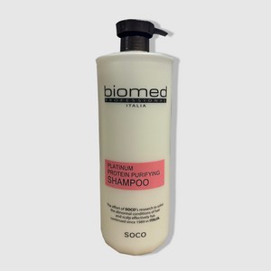 바이오메드 플래티넘 프로테인 퓨리파잉 약산성 미용실 대용량 샴푸 1500ml, 1.5L, 1개