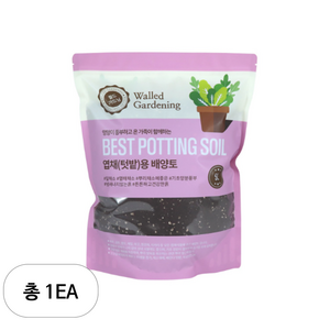 월드가드닝 텃밭식물용 배양토, 1개, 5L