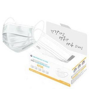 국내 생산 아로하 KF94 미세먼지 평판 마스크 100매 (50매 X 2개), 50개입, 2개