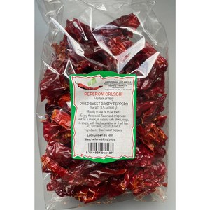 PEPERONI CRUSCHI -ITALIAN SWEET CRISPY PEPPERS 10 PEPERONI CRUSCHI - 이탈리아산 달콤하고 바삭한 고추 100g(3.5oz), 1개, 100g