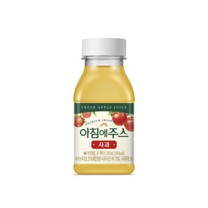 서울우유 아침에주스 사과 210ml, 24개