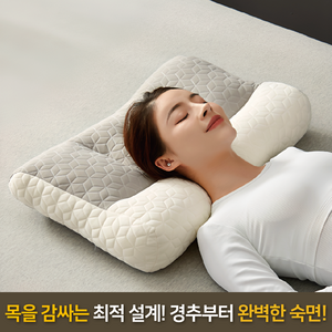 이더커머스 목편한 숙면 경추베개, 그레이, 1개