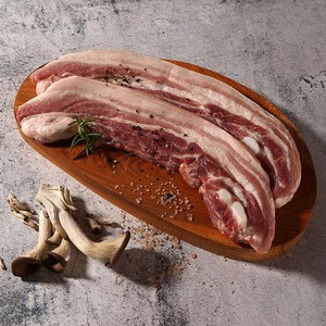 지리산흑돼지 버크셔 1kg 오겹살 삼겹살 목살 앞다리살 가브리살 구이용 산골정육점 산골농장흑돼지, 삼겹살(오겹살) 500g+500g, 1개