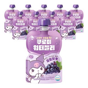 아텍스 쿠로미 워터젤리, 포도맛, 110ml, 10개