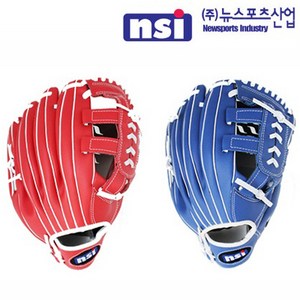 뉴스포츠산업 티볼글러브 11.5인치 협회 공인제품, 좌투 (오른손착용), 블루