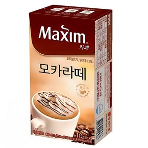 맥심 카페 모카라떼 커피믹스, 13.2g, 10개입, 5개