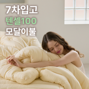 [국내생산] 에그룸 시그니처 모달이불 실크 촉감 모달100% 차렵 침구 호텔 이불 4color