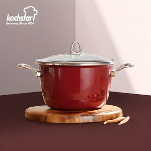 콕스타 독일냄비 Coppe Coe 보르도 인덕션 법랑 코팅 냄비, 깊은양수, 24cm, 1개