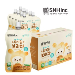 서울대 우아한 유기농 보리차 아기 유아 음료, 1세트, 100ml, 10개입