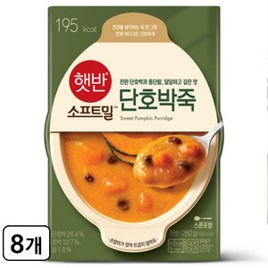 비비고 단호박죽, 280g, 8개