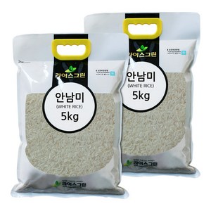 라이스그린 안남미 10kg 1등급 5kg, 2개