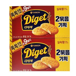 오리온 닥터유 다이제 9P, 351g, 2개