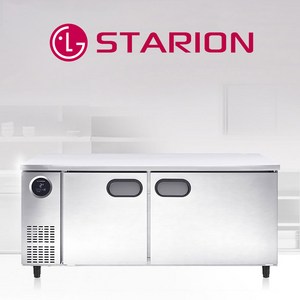 [익일도착] 스타리온 테이블냉장고 1800(유광메탈) SR-T18EIEMC